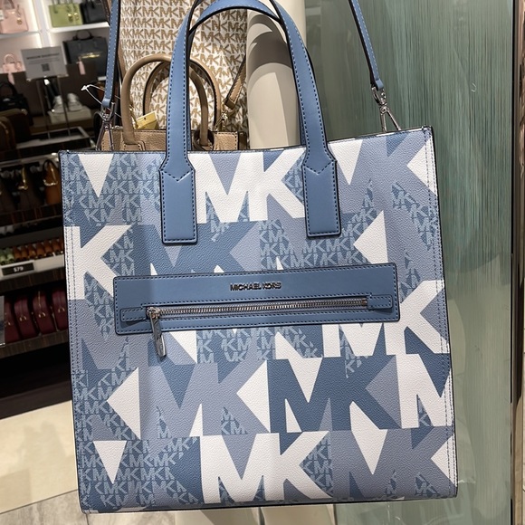 Michael Kors Kenly Large NS Tote Chambray Multi - Picture 11 of 16